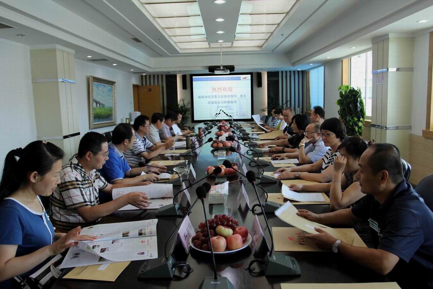 省政协经济委员会王增发副主任一行来中交通力检查指导