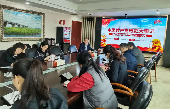 路桥总支召开党史教育动员部署会暨党史专题学习会议