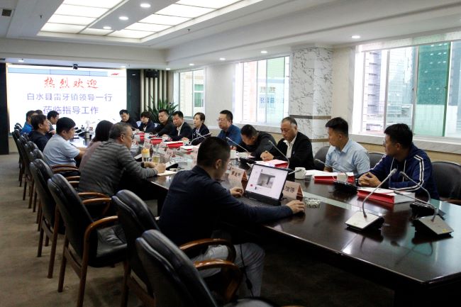 白水县雷牙镇领导莅临中交通力参观指导工作