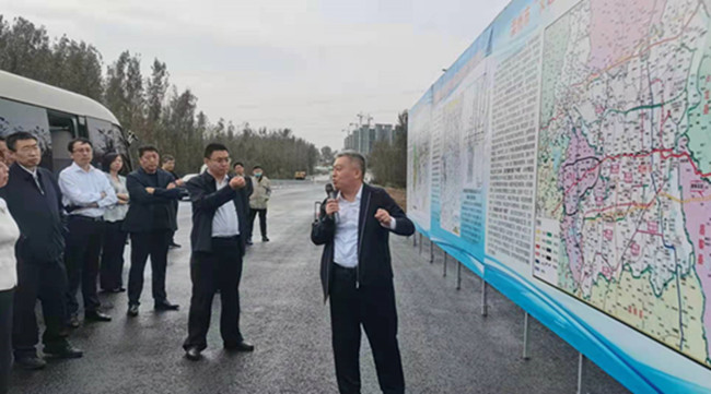 国庆佳节滦州市委、市政府领导莅临赤曹项目检查指导工作