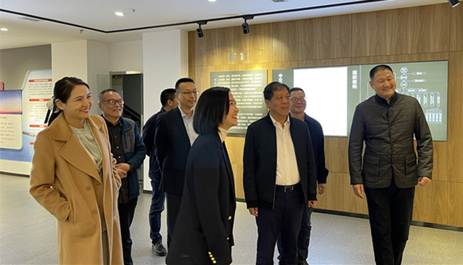 浦发银行分行领导莅临中交通力考察指导工作