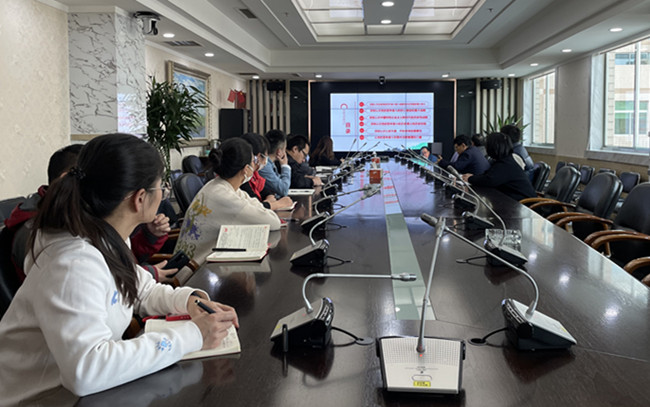 公司党委组织收看省委科技工委 关于党的十九届六中全会精神宣讲报告会