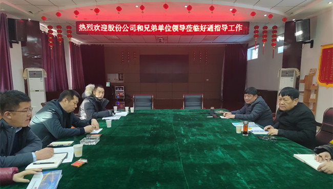 股份公司领导一行赴好通考察指导工作
