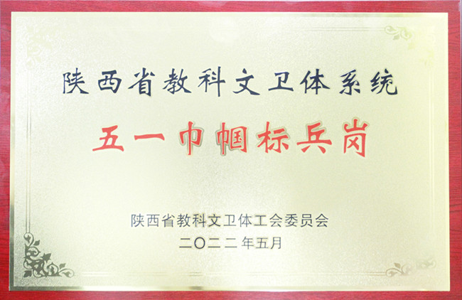 喜报—中交通力荣获2022年陕西省教科文卫体系统五一巾帼标兵和标兵岗荣誉称号